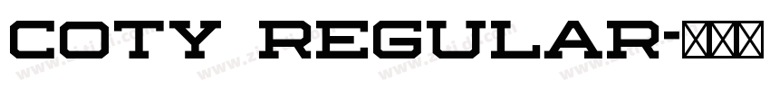 Coty Regular字体转换 Coty Regular字体转换